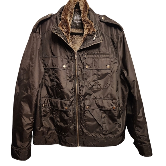 Express Other - Express Men's Nylon Bomber Jacket XL